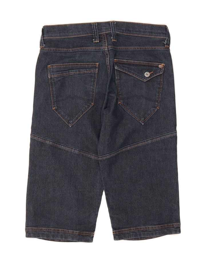 MUSTANG Mens Denim Shorts W29 Small Navy Blue Cotton Vintage Mustang and Second-Hand Mustang from Messina Hembry 