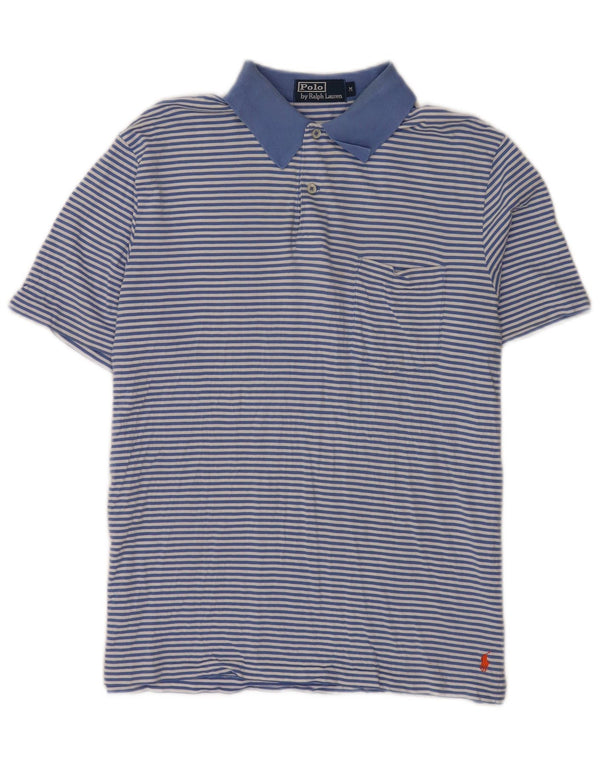 Camisa Polo Ralph Lauren Hombre Rayas Azul Medio