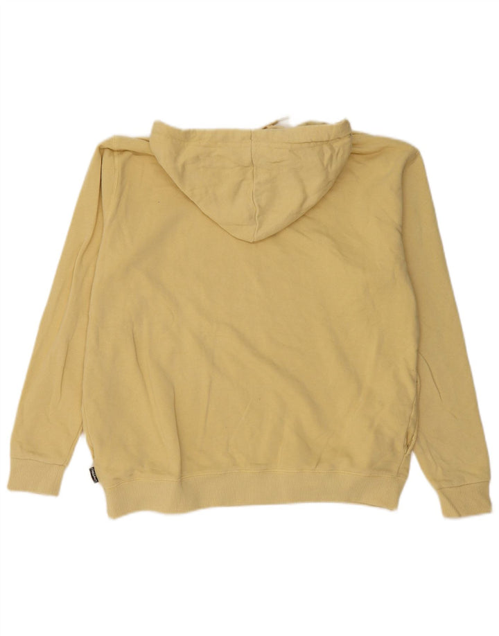 MOSSIMO Jersey con capucha de gran tamaño para mujer US 12 Grande Algodón amarillo