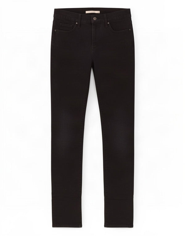 Levi's Mujer 312 Shaping Slim Jeans W26 L32 Algodón Negro
