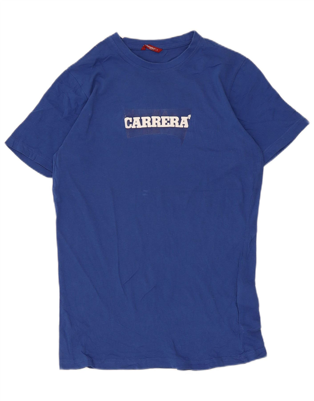 Carrera Camiseta gráfica para hombre Top Small Blue Cotton