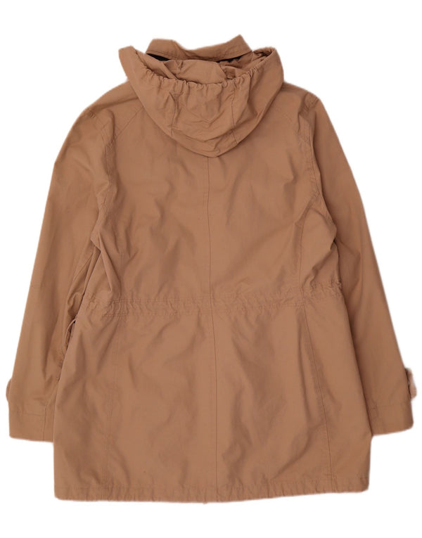 Crew Clothing Chaqueta Parka con Capucha para Mujer UK 40 Grande Algodón Beige