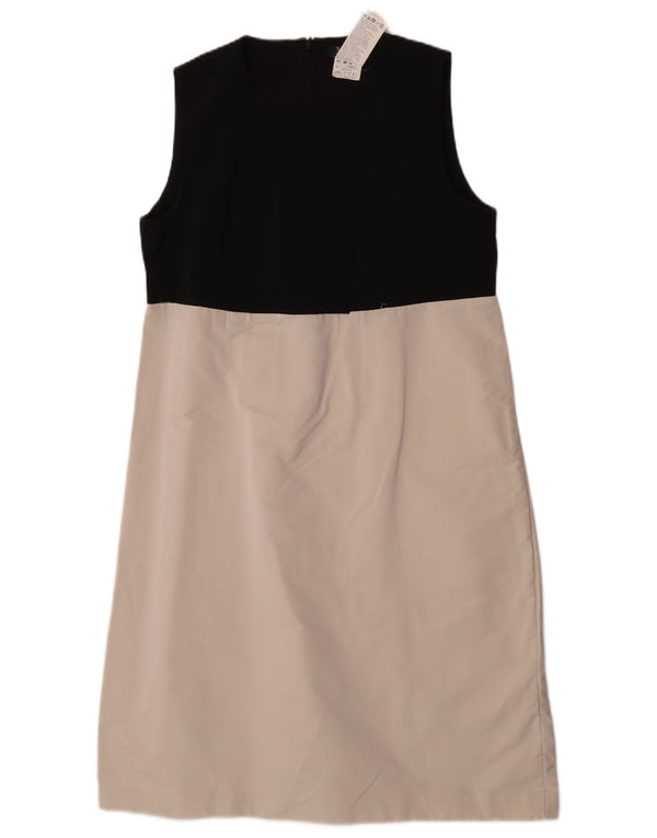Max Mara Vestido recto sin mangas para mujer UK 46 Large Color blanco