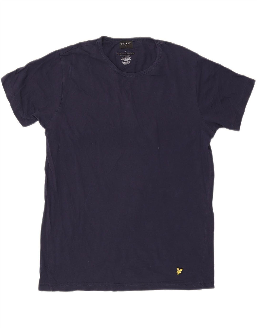 Lyle & Scott - Camiseta para hombre, talla grande, color azul marino, algodón