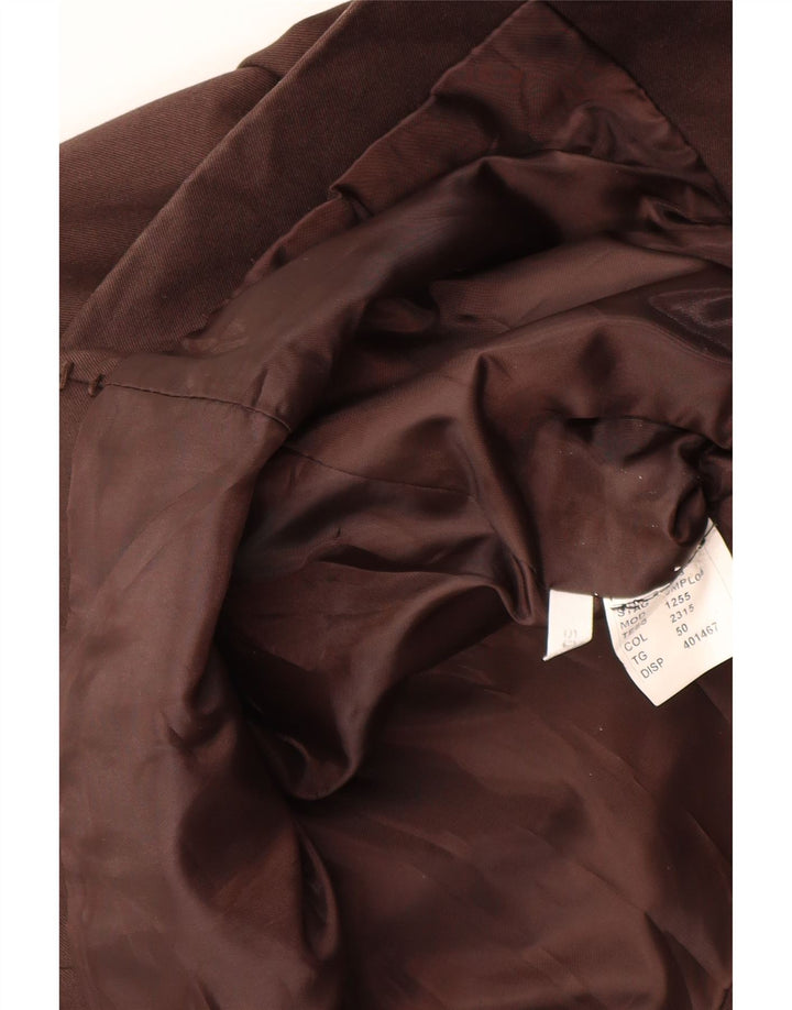 Iceberg Chaqueta tipo blazer de 3 botones para hombre IT 50 Large Viscosa marrón