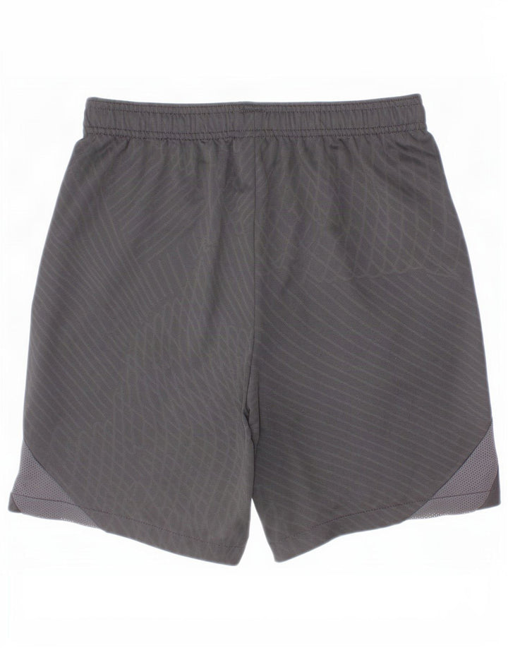 Nike - Pantalones cortos deportivos Dri Fit para niños de 12 a 13 años, tamaño grande, color negro, poliéster