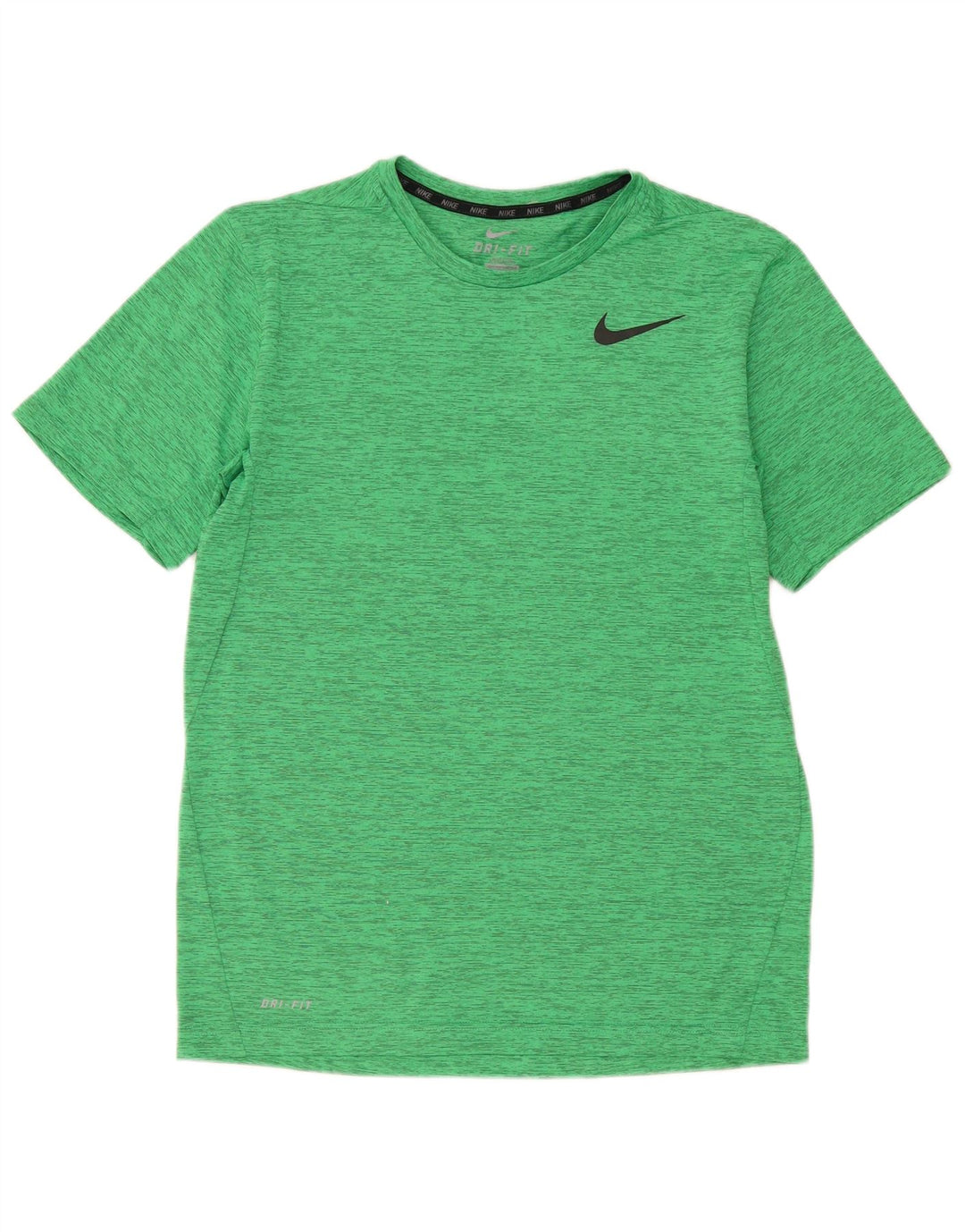 Camiseta Nike Dri Fit para hombre Top poliéster moteado verde medio