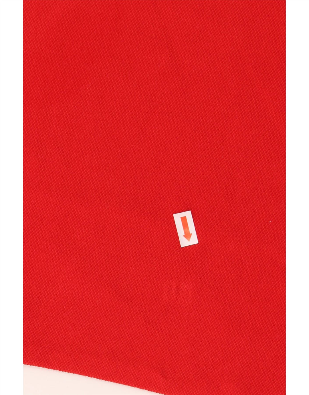 LACOSTE Polo de manga larga para hombre talla 3 pequeño algodón rojo