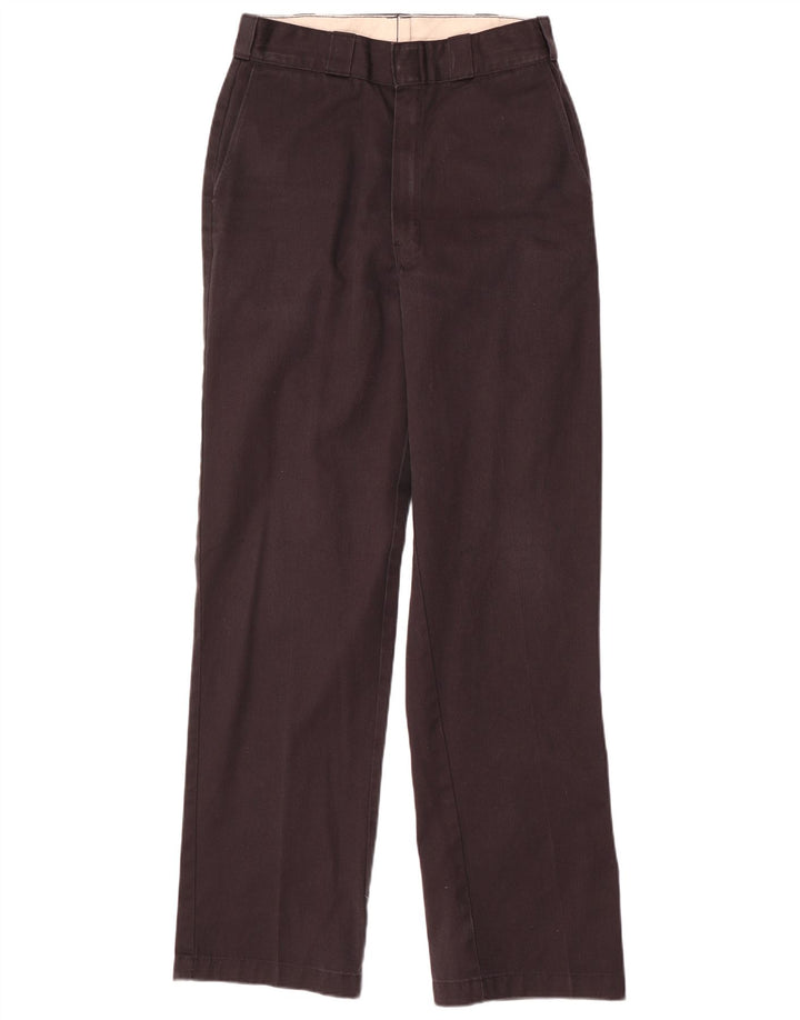Dickies Pantalón chino recto para hombre W32 L34 Poliéster marrón