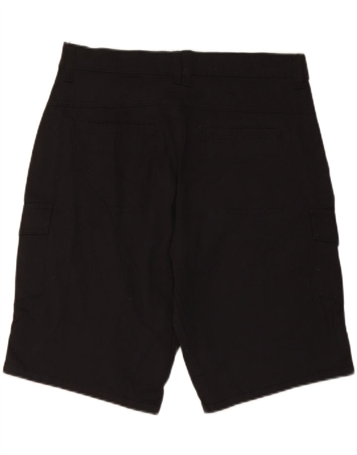 Lee pantalones cortos cargo de talle medio para mujer US 6 mediano W30 algodón negro