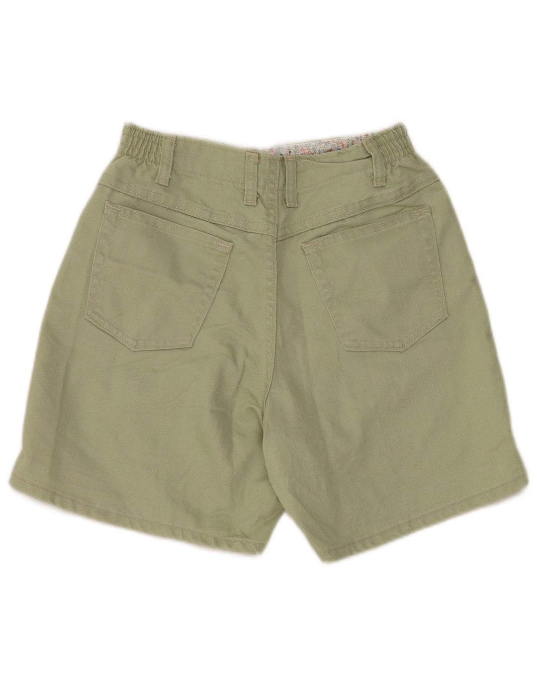 Lee Bermudas de cintura alta para mujer, tamaño pequeño, talla 4, tamaño pequeño, W26, algodón verde
