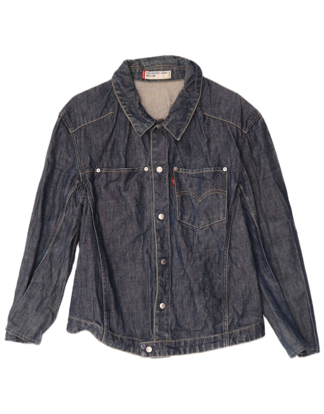 LEVI'S Chaqueta vaquera para mujer UK 14 Mediana Azul marino Algodón