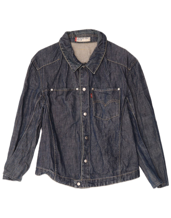 LEVI'S Chaqueta vaquera para mujer UK 14 Mediana Azul marino Algodón