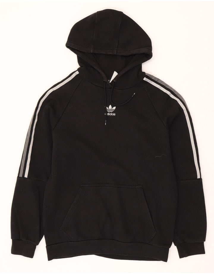 ADIDAS Hombre Sudadera con capucha Jumper Medium Negro Algodón