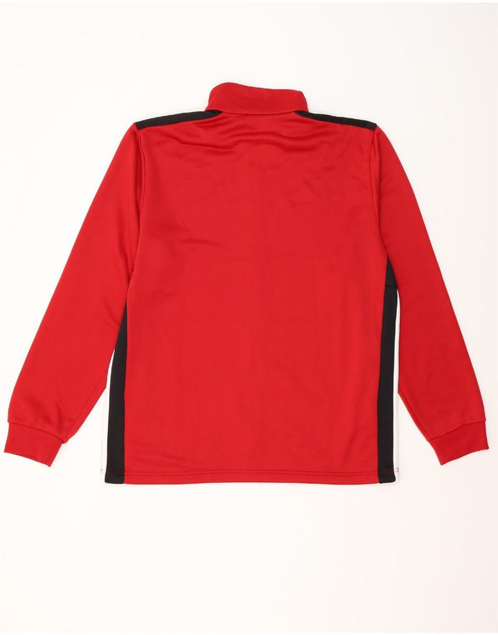 ADIDAS Hombre Chándal Top Jacket XL Rojo Colorblock Poliéster