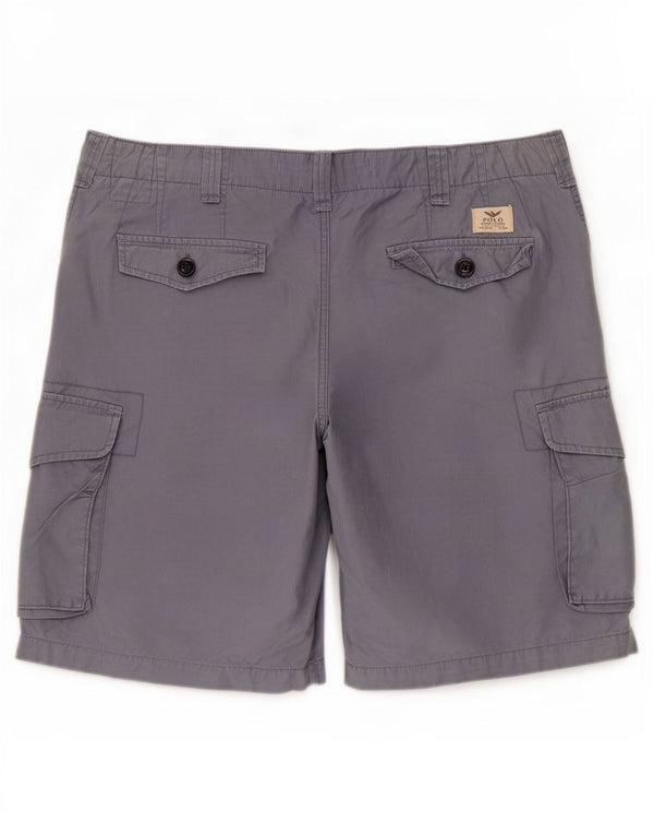 Polo Ralph Lauren Pantalones cortos cargo de corte clásico para hombre W36 Algodón azul grande