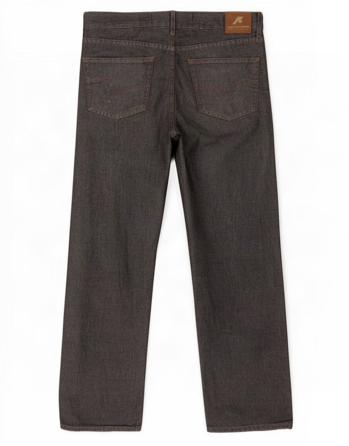 Vaqueros rectos Lee para hombre W35 L29 Algodón gris