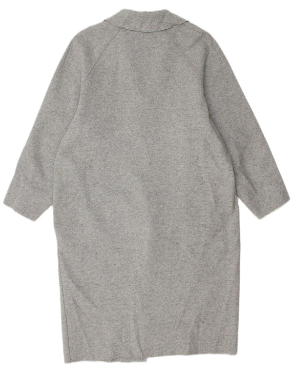 Cos Mujer Jersey Abrigo Reino Unido 10 Pequeño Gris Lana