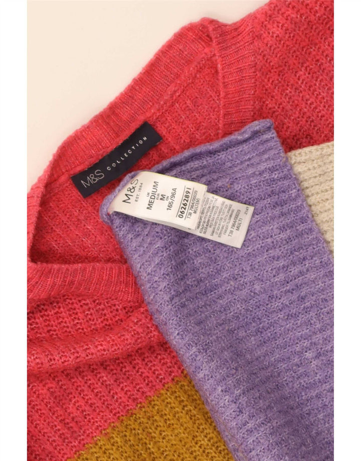 Marks & Spencer Jersey con Cuello Barco para Mujer UK 40 Mediano Multicolor