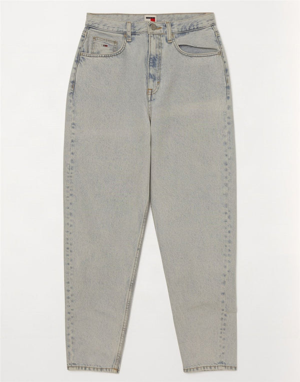 Vaqueros Tommy Hilfiger Mom de talle ultraalto para mujer W27 L28 Azul