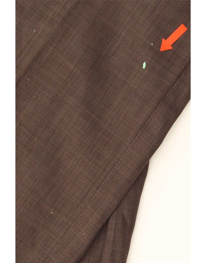 Champion Pantalones de traje rectos para hombre mediano W32 L30 marrón