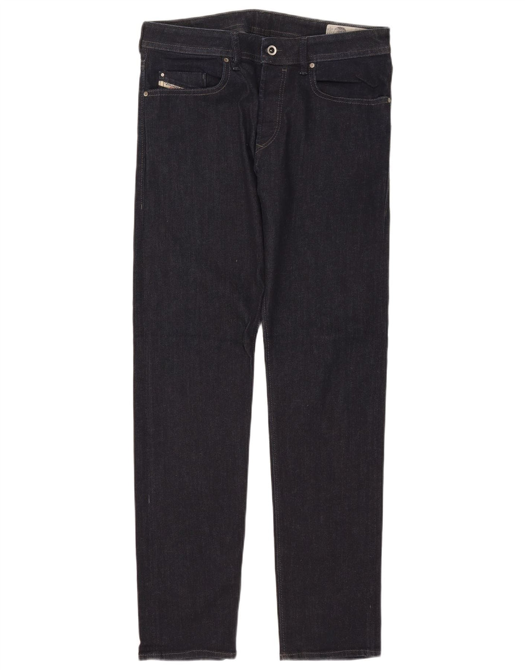 Diesel Vaqueros Slim Mujer W32 L32 Algodón Azul Marino