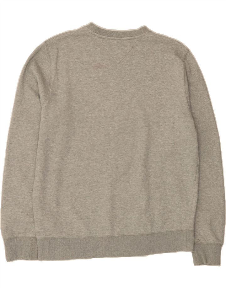 TOMMY HILFIGER Mens Sweatshirt Jumper Medium Grey Cotton Vintage Tommy Hilfiger and Second-Hand Tommy Hilfiger from Messina Hembry 