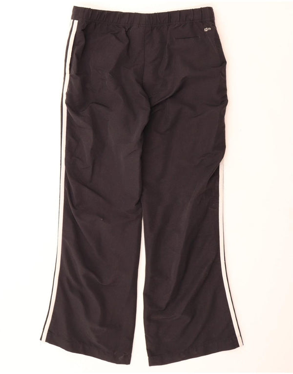 ADIDAS Mujer Climalite Chándal Pantalones UK 12 Medium Negro Nylon
