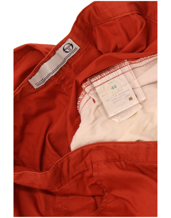 SERGIO TACCHINI Pantalones casuales para mujer IT 44 Medium W32 L29 Naranja