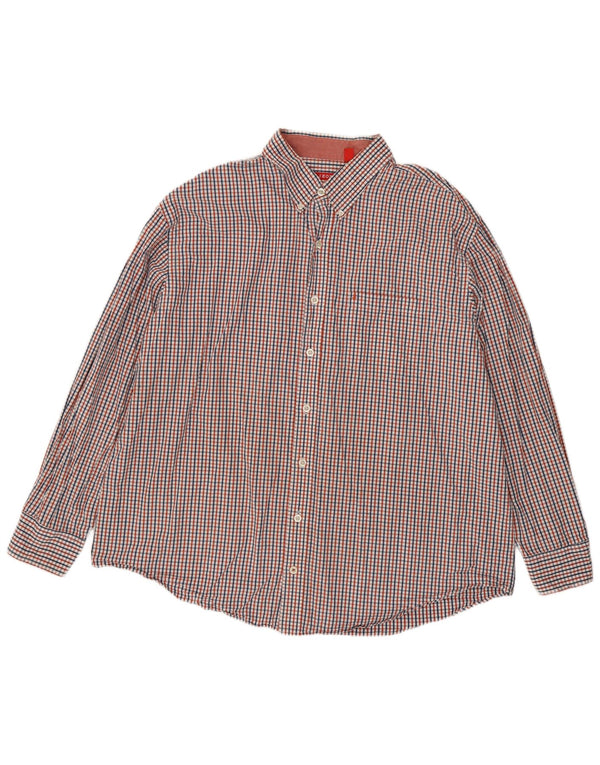 Camisa De Hombre Izod 2XL Algodón Vichy Multicolor