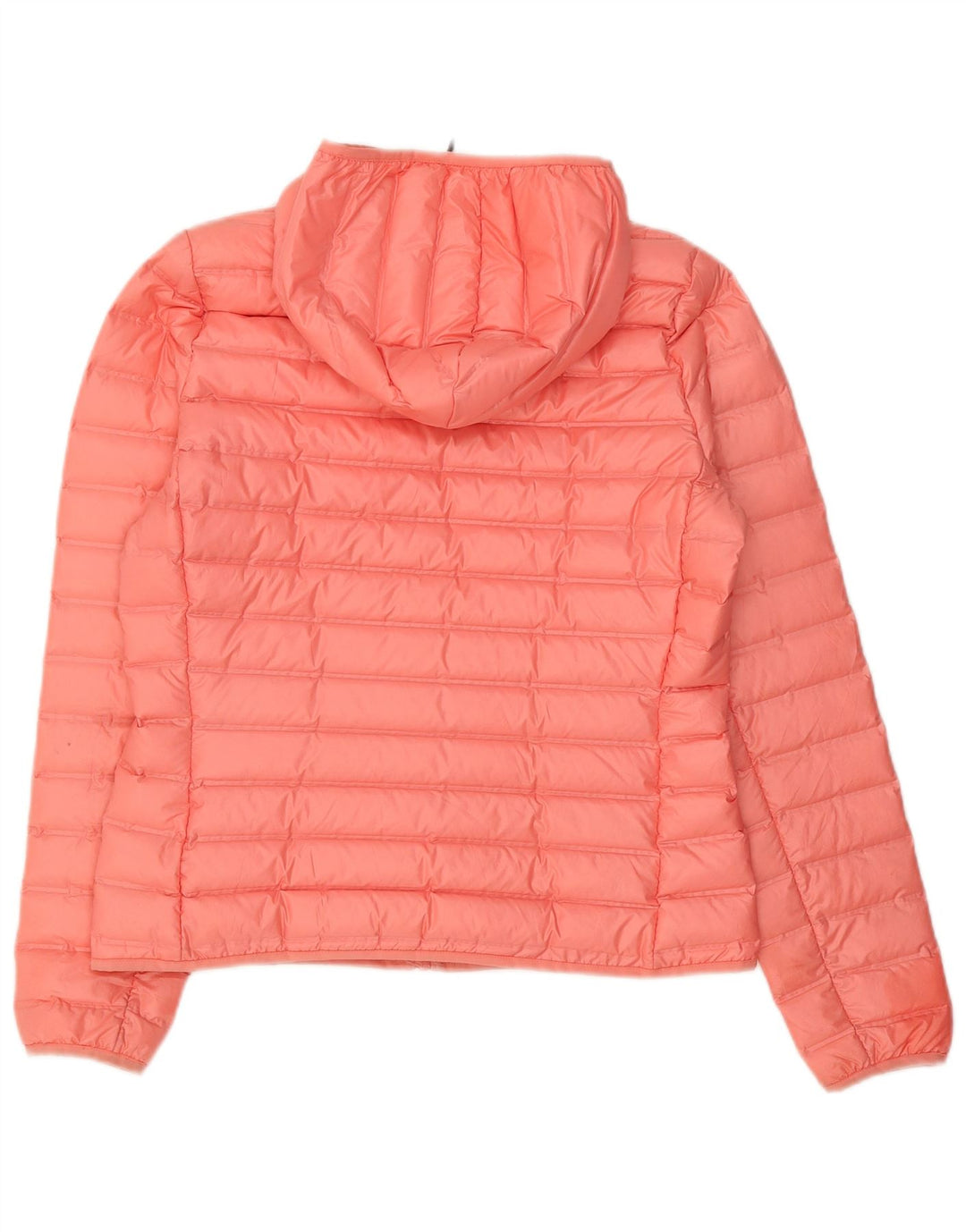 Adidas Chaqueta acolchada con capucha para mujer UK 12/14 Poliéster rosa medio