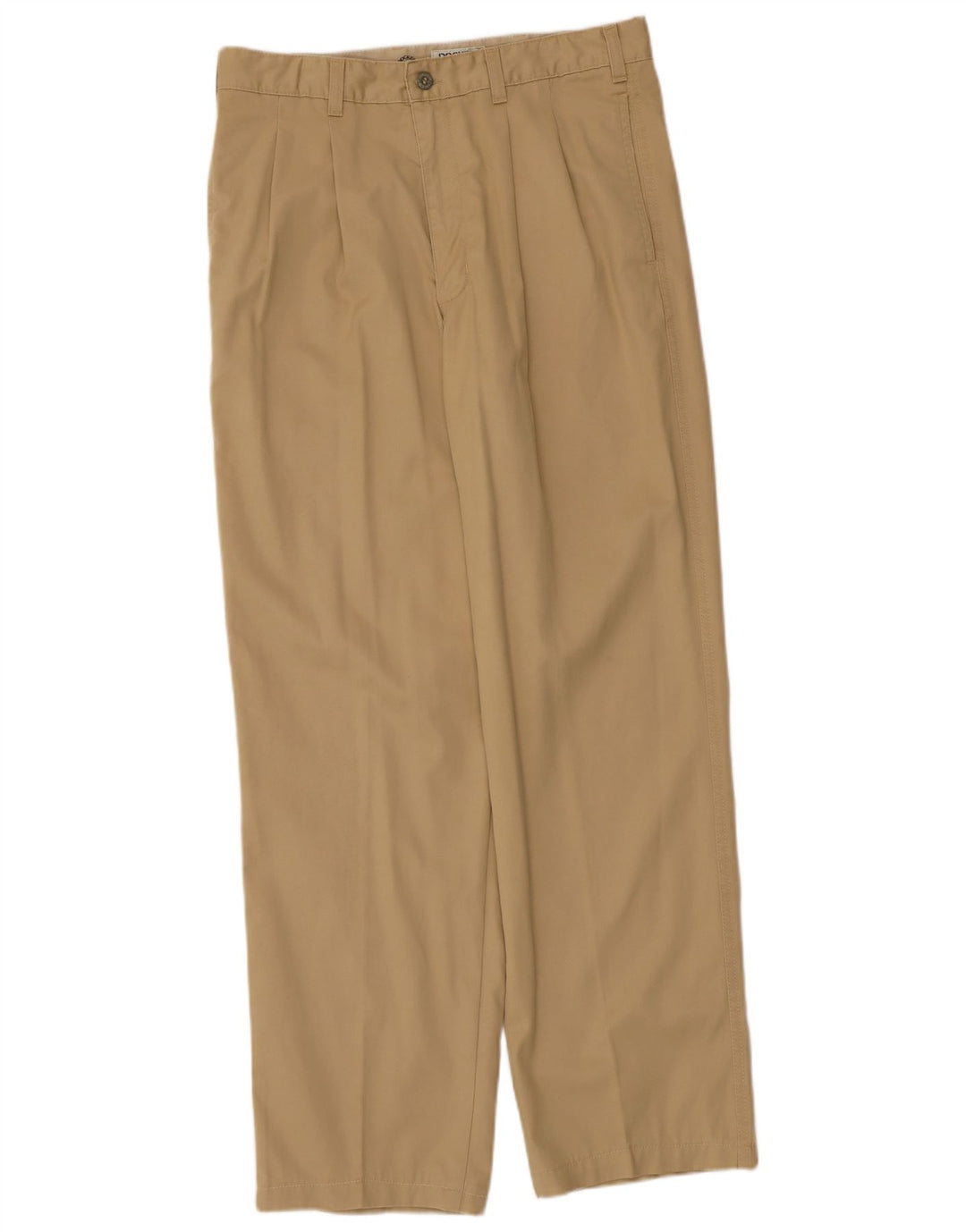 Dockers Pantalón chino con pinzas para hombre W33 L31 Beige