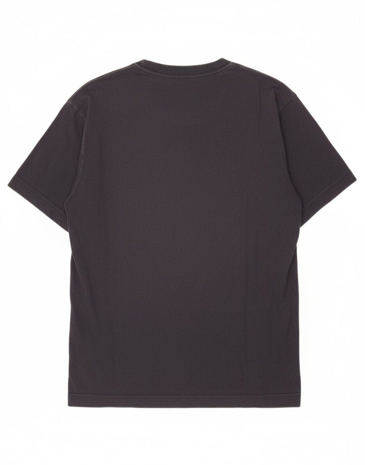 BENETTON Mens Graphic T-Shirt Top Medium Navy Blue