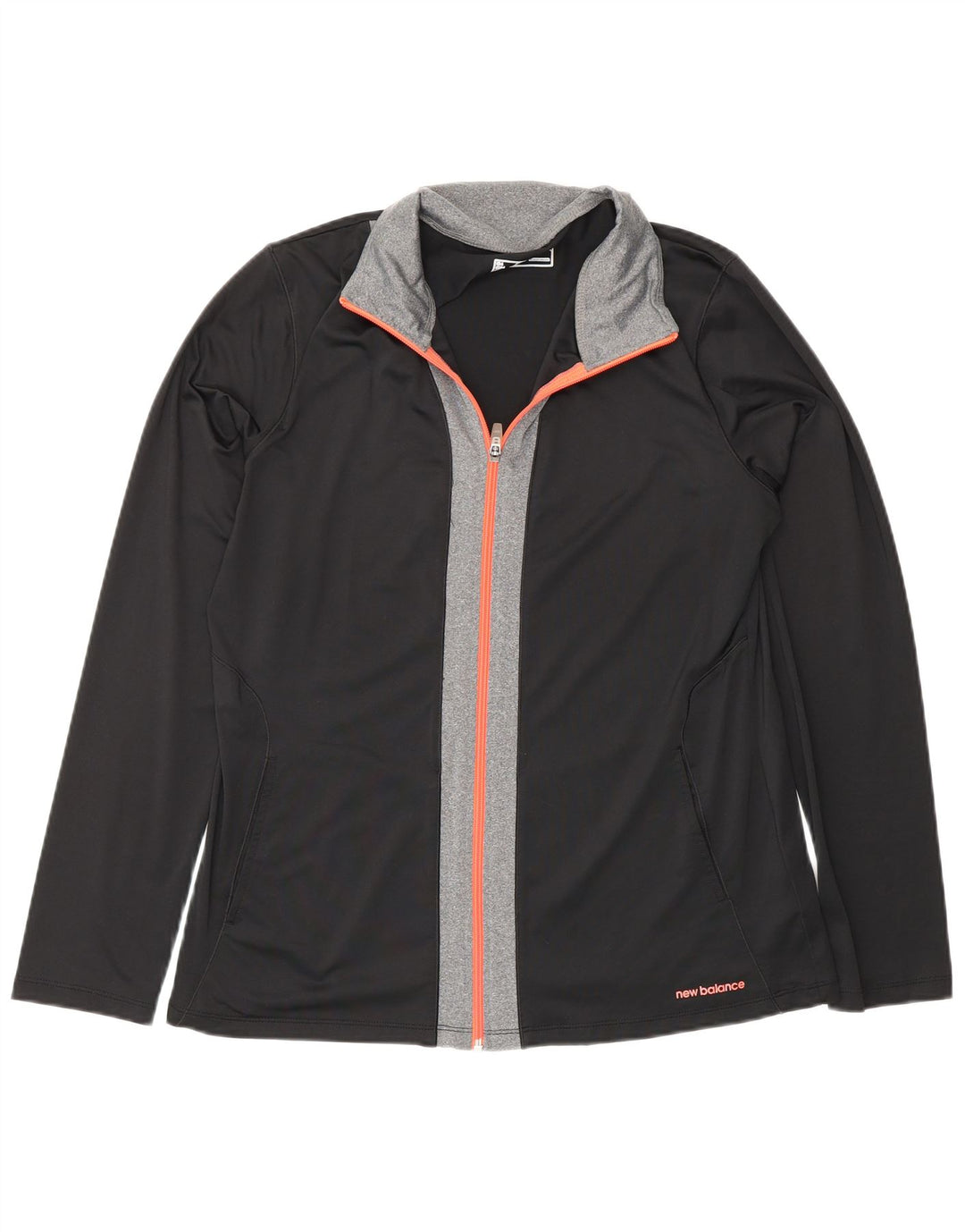 New Balance Hombre Chándal Top Chaqueta Grande Negro Colorblock Poliéster