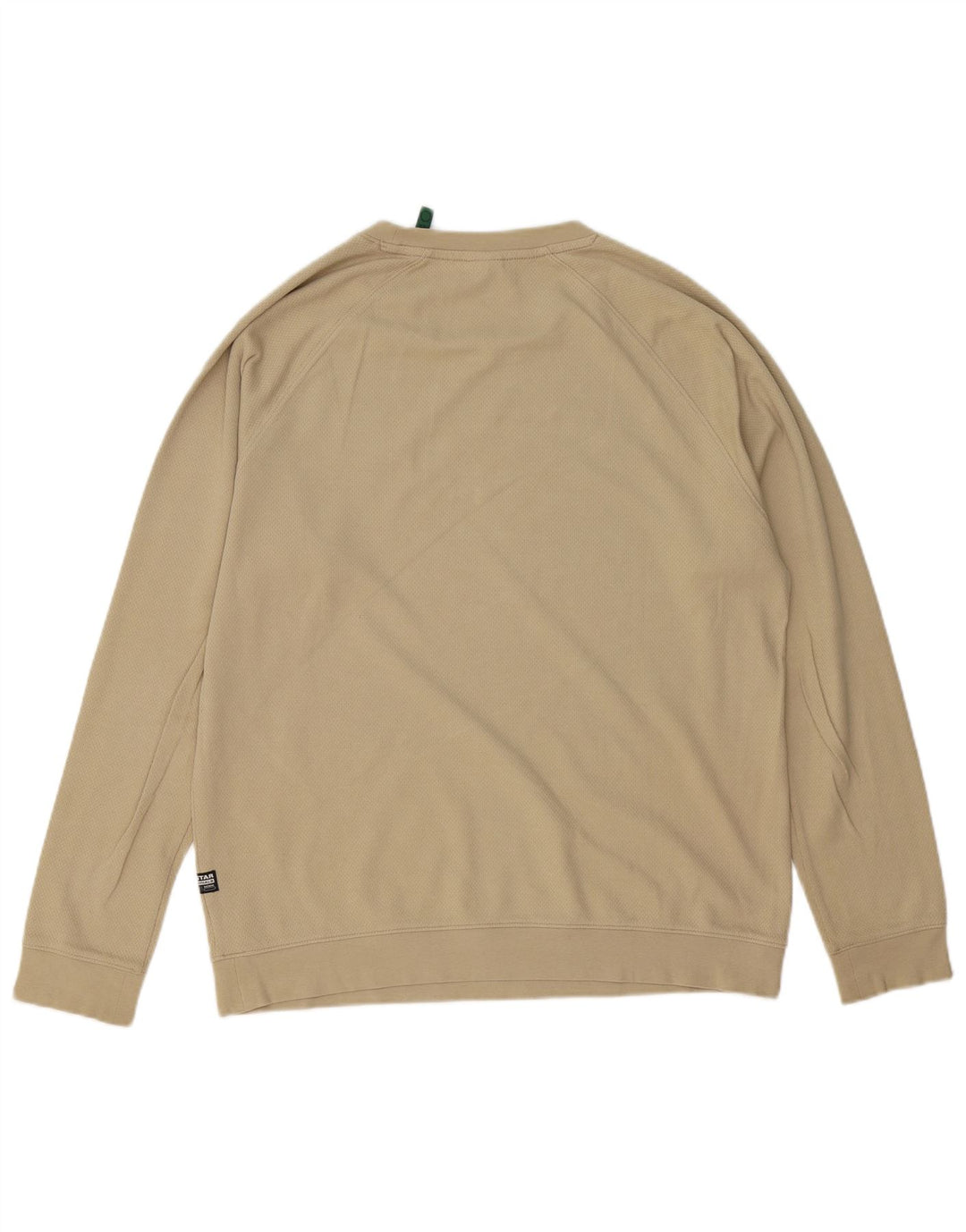 G-STAR Hombre Sudadera Jumper Algodón Beige Medio