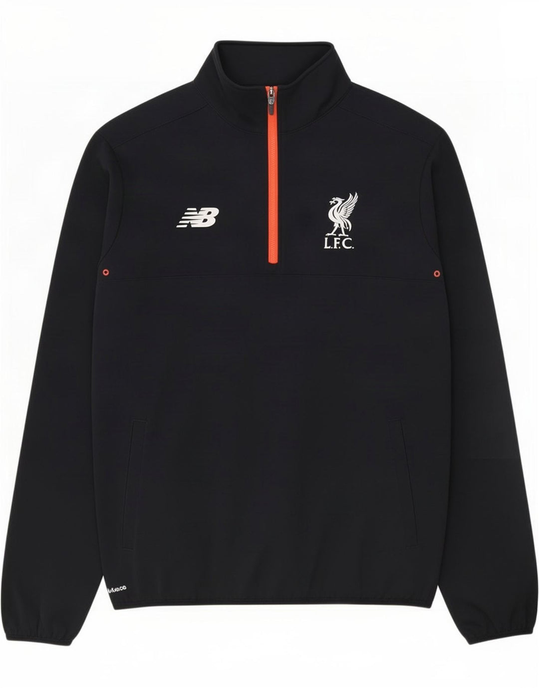 New Balance Liverpool - Chándal con cremallera y cuello para hombre, talla grande, color negro
