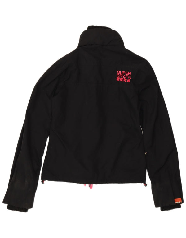 Superdry Chaqueta Cortavientos The Windcheater para Mujer UK 6 XS Black Nylon