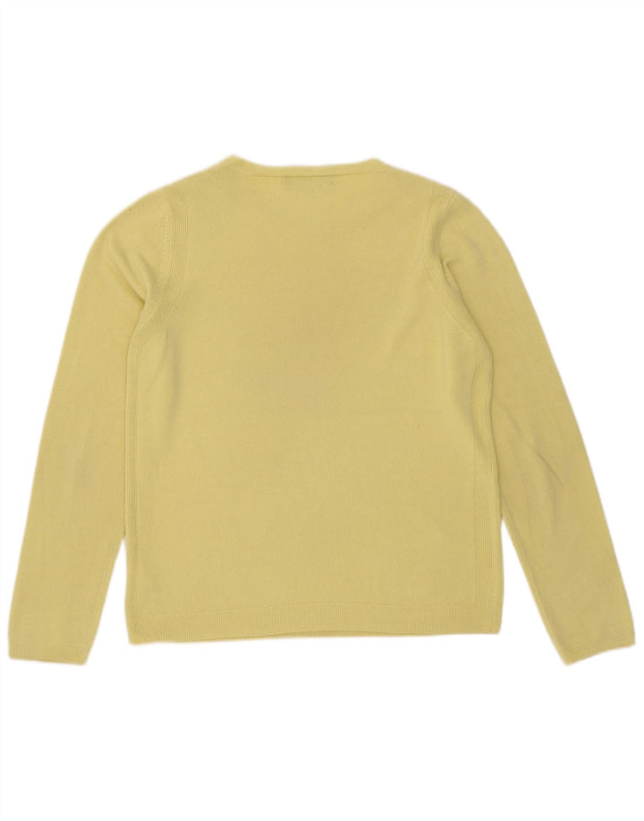 Marks & Spencer - Jersey de cuello redondo para mujer, talla 40, color amarillo mediano