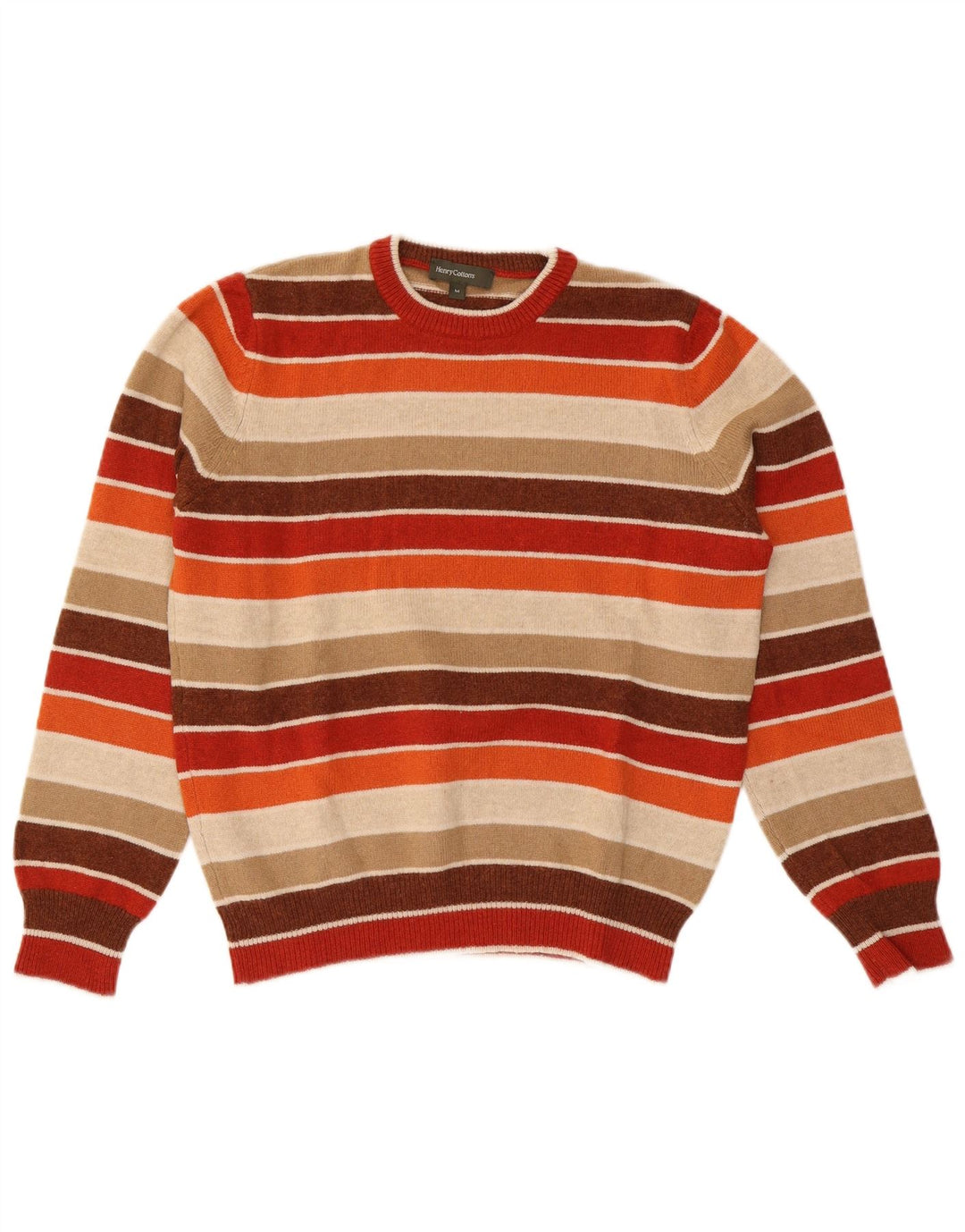 Henry Cottons Jersey De Cuello Redondo para Hombre Jersey De Rayas Medianas Multicolor
