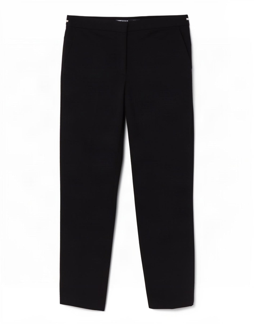 Zara Mujer Pantalón Cropped Slim Medium W28 L26 Azul Marino