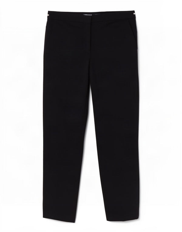 Zara Mujer Pantalón Cropped Slim Medium W28 L26 Azul Marino