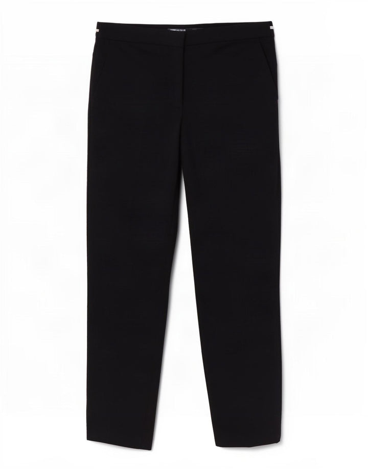 Zara Mujer Pantalón Cropped Slim Medium W28 L26 Azul Marino