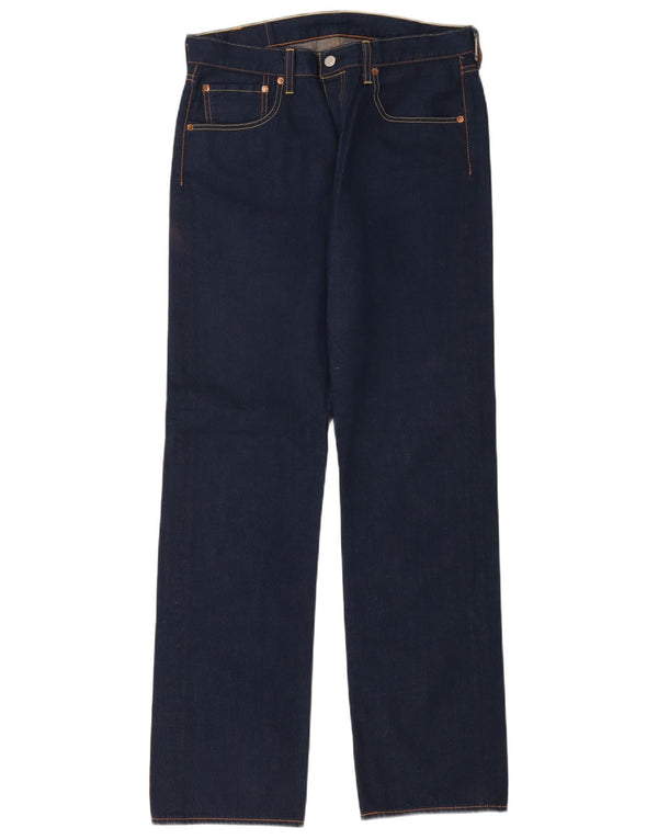 Levi's Vaqueros rectos 501 para hombre W34 L34 Algodón azul marino