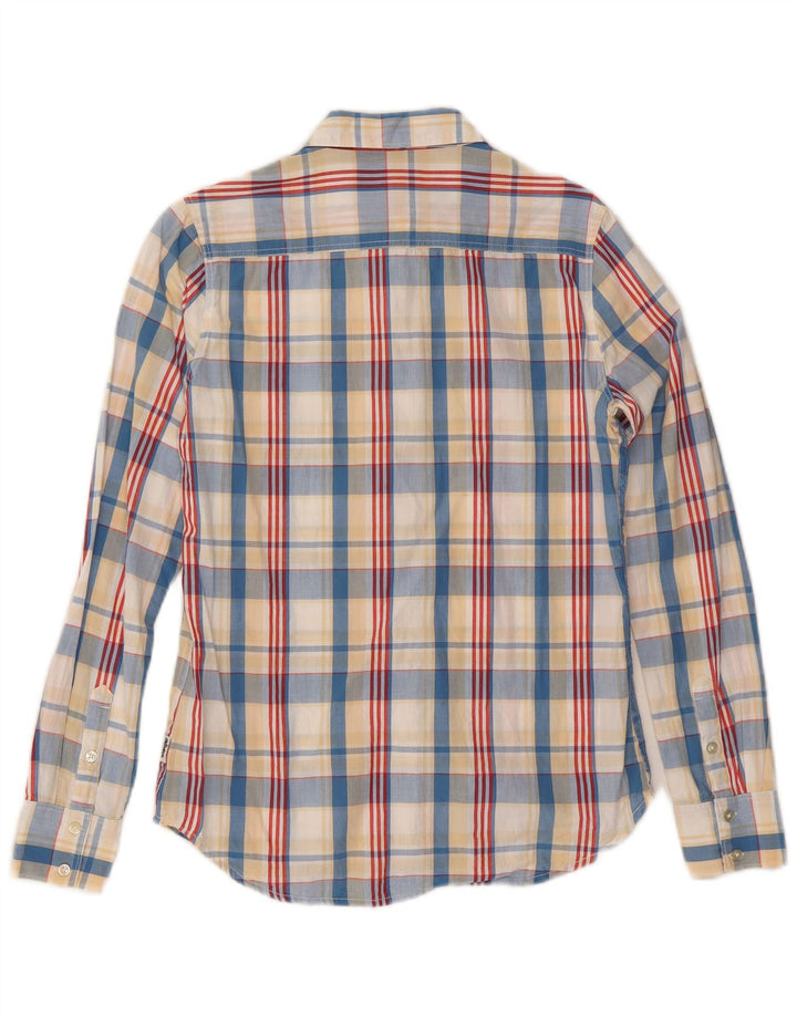 Wrangler Camisa para mujer UK 6 XS Algodón a cuadros multicolor