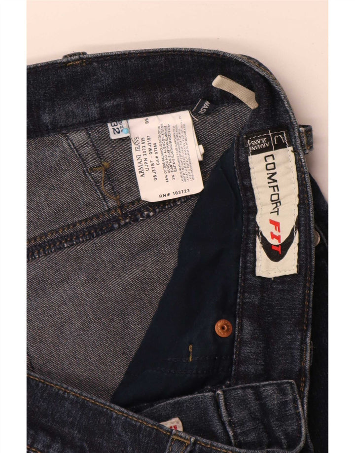 Vaqueros Armani Hombre Rectos W32 L30 Algodón Azul