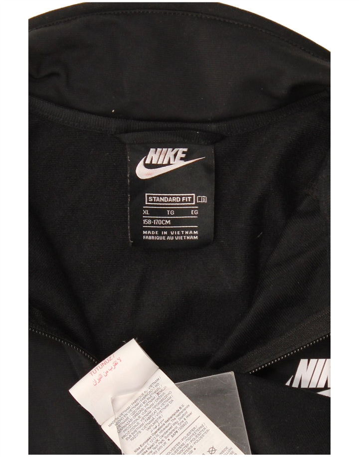 Nike Chaqueta de chándal para niño 13-14 años XL Negro Poliéster