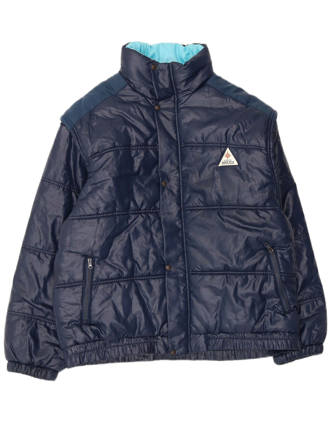 Brugi Chaqueta acolchada para hombre UK 42 XL Azul marino