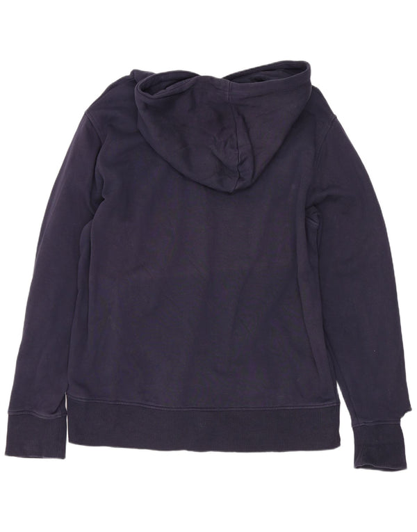Gant Mens Hoodie Jumper Large Navy Blue Cotton