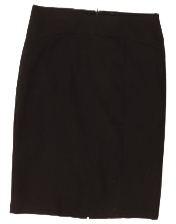 Falda De Tubo Benetton Mujer IT 40 Small W30 Poliéster Negro