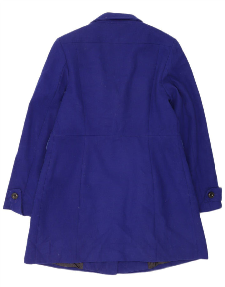 Marks & Spencer Abrigo militar de doble botonadura para mujer UK 42 Azul medio